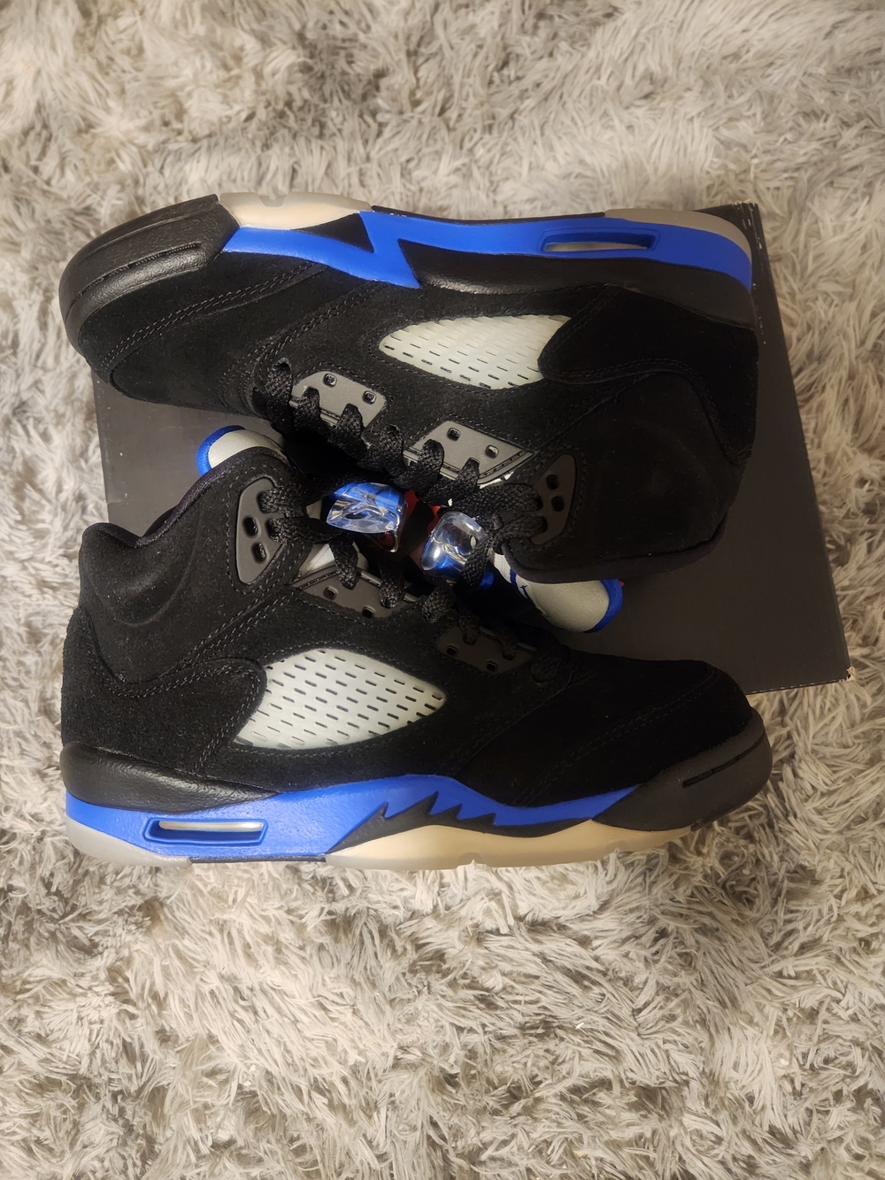 Nike Air Jordan 5 Racer Blue sz 5y - Picture 2 of 7